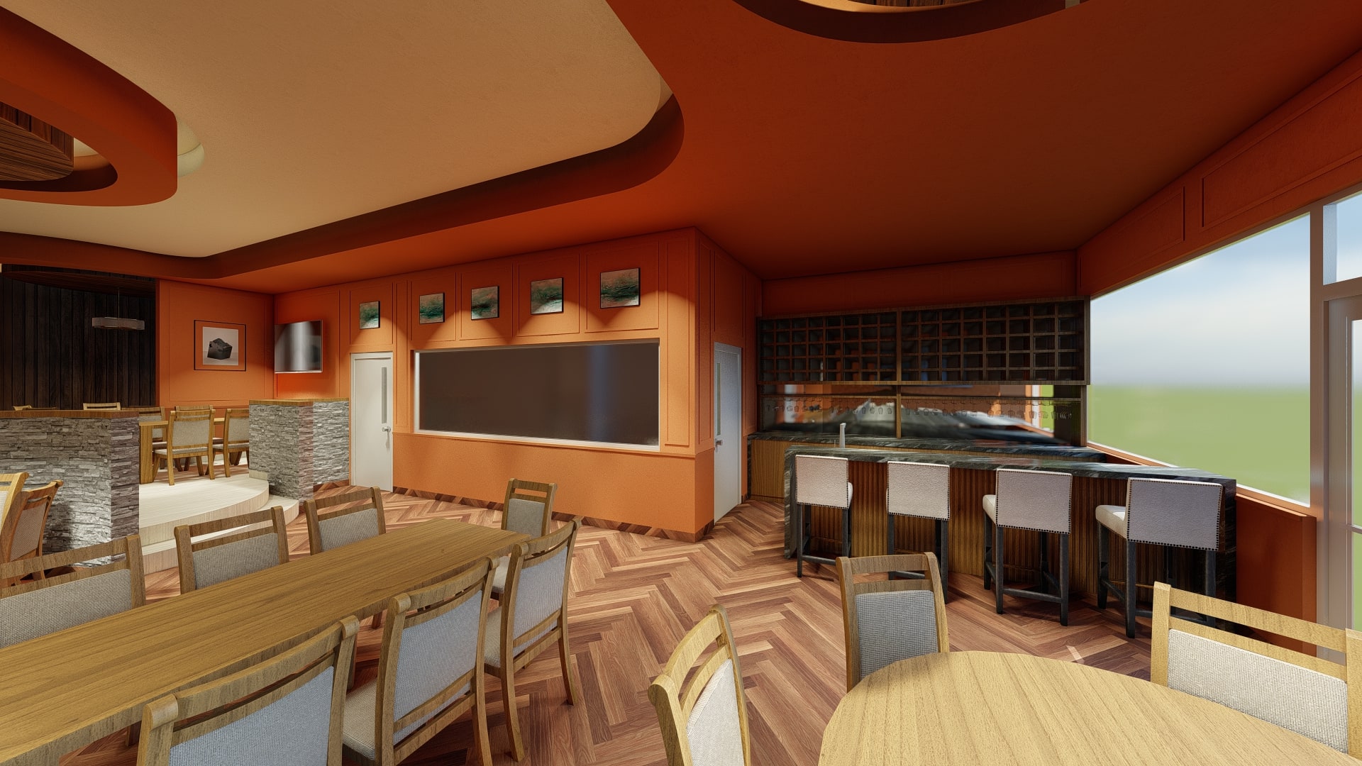 Render del proyecto La Silla